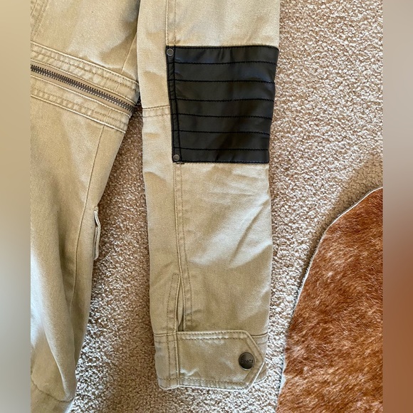 BNCI Utility Style Cargo Coat with Faux Fur - Picture 6 of 10